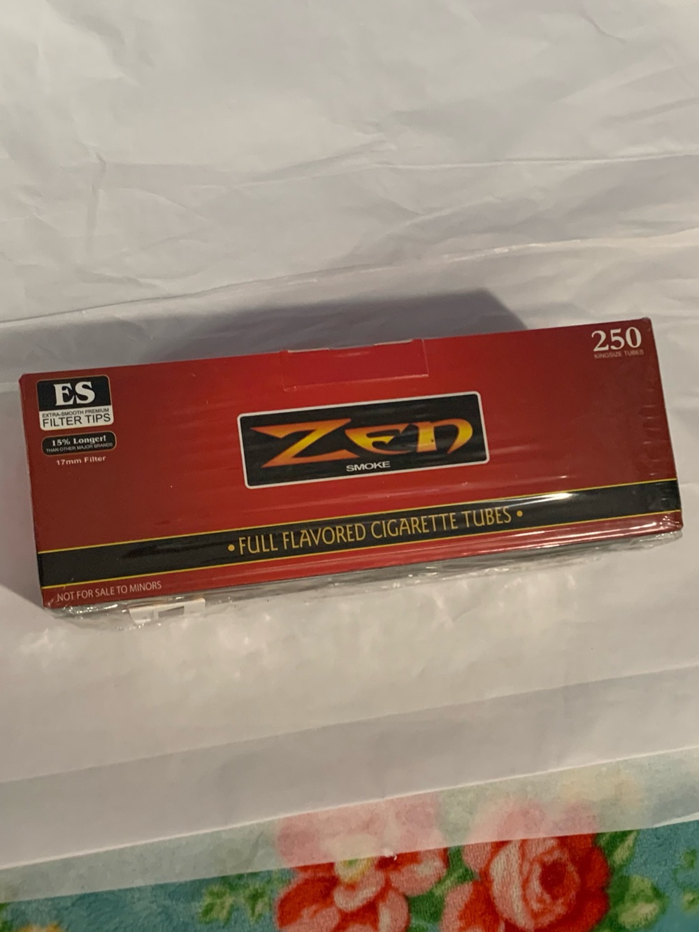 Zen Full Flavored Cigarette Filter Tubes 250 bask